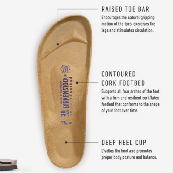 Birkenstock Gizeh Footbed Sandal Mocha Thong Neutral Buckle Shoe - Picture 4 of 7